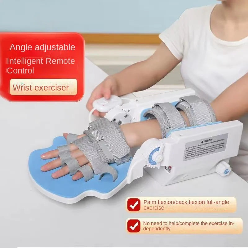 Urządzenie treningowe do rehabilitacji stawu nadgarstkowego w przypadku porażenia połowiczego kończyny górnej po operacji zgięcia nadgarstka