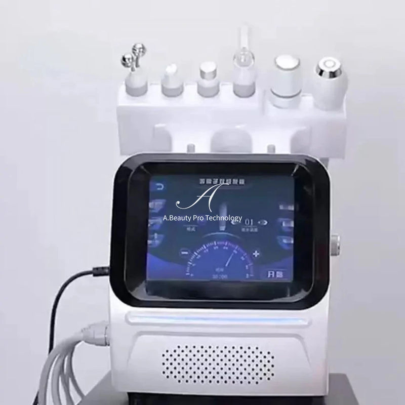 Hot Sale Korea H-cool Hydrogen H2O2 Hot Air Small Bubble Hydro Face Care Microdermabrasion Hydra Water Peel Facial Machine