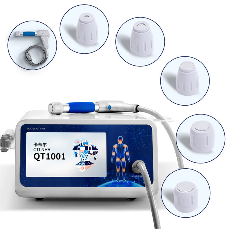 10 바 물리 치료 장비 ED 공압 충격파 체외 충격파 치료 장치 통증 완화 바디 마사지 기계