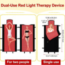 2570 LED 660nm Red Light Therapy Pad Sleeping Bag 850nm Near Infrared Light Therapy Large Pad