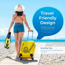 O tanque de mergulho SMACO com máscara de mergulho de 0,5 L pode proporcionar aproximadamente 6 minutos de respiração subaquática em uma profundidade de mergulho de 30 pés.