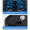 Cerek Ais Berbilang Fungsi Triple Effect Kipas Penyejuk Desktop Kecil Penyejukan Mini Asrama Musim Panas