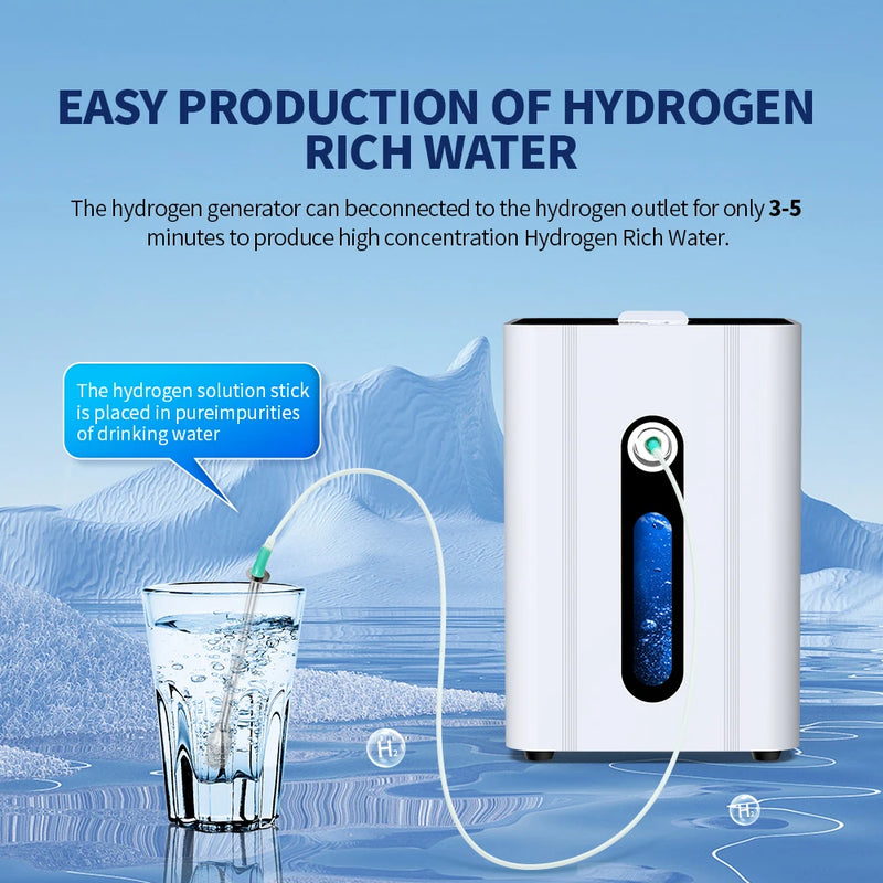 Suyzeko 150 ml Waterstof Inhalatie Machine Waterstof Water Generator Pure H2 Moleculaire Inhalator Therapie Apparaat Thuiszorg