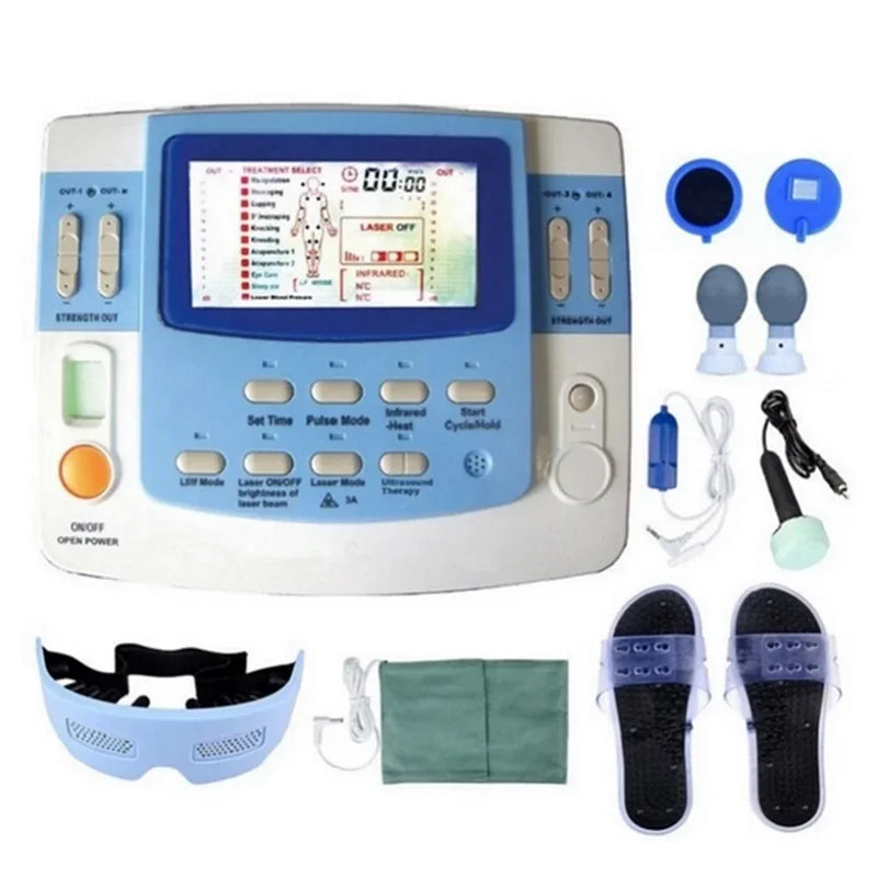 EA-VF29 Laser Physiotherapy Arthritis Ultrasound Tens Electrical Stimulator Full Body Physical Therapy Massager Ultrasonic
