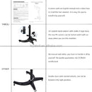 Vaporizzatore per capelli professionale con micro-nebulizzazione di ozono e luci LED blu e rosse per trattamenti per capelli in salone