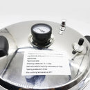 Versão atualizada do pote de pressão de cura de dentadura de laboratório odontológico, pote de polimerização pneumático esterilizador com manômetro