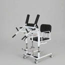 Fauteuil de transfert pliable hydraulique MKR avec toilettes et douche pour personnes âgées handicapées et rééducation.