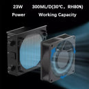 1100ML Large Capacity Dehumidifier Portable Moisture Absorbers Timing Colorful Light Quiet Air Dryer For Home Bedroom Bathroom