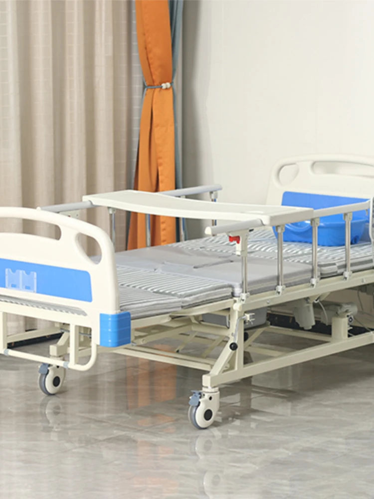 Cama de enfermería multifuncional de suministro de fábrica, cama terapéutica antideslizante de doble uso, cama de hospital de recuperación para hogar de ancianos