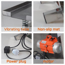 Mesa vibratoria de hormigón, banco de pruebas de vibración pequeño, plataforma vibratoria de bloque de prueba, mesa vibratoria mini de acero inoxidable de 50 x 50 cm