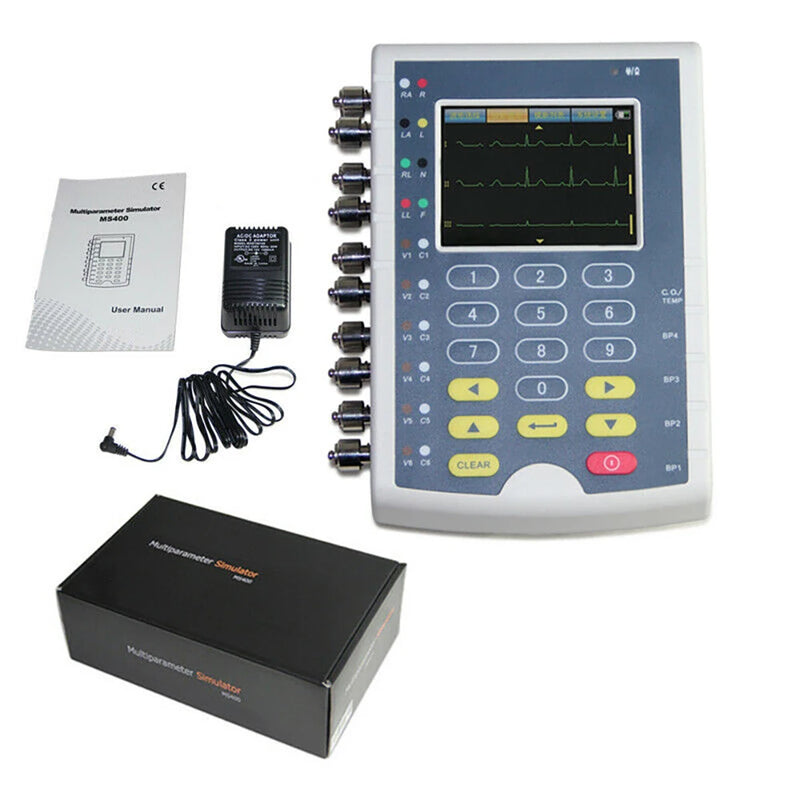 Simulator EKG Simulator Pasien Multi-parameter Contec Touch MS400 Portabel
