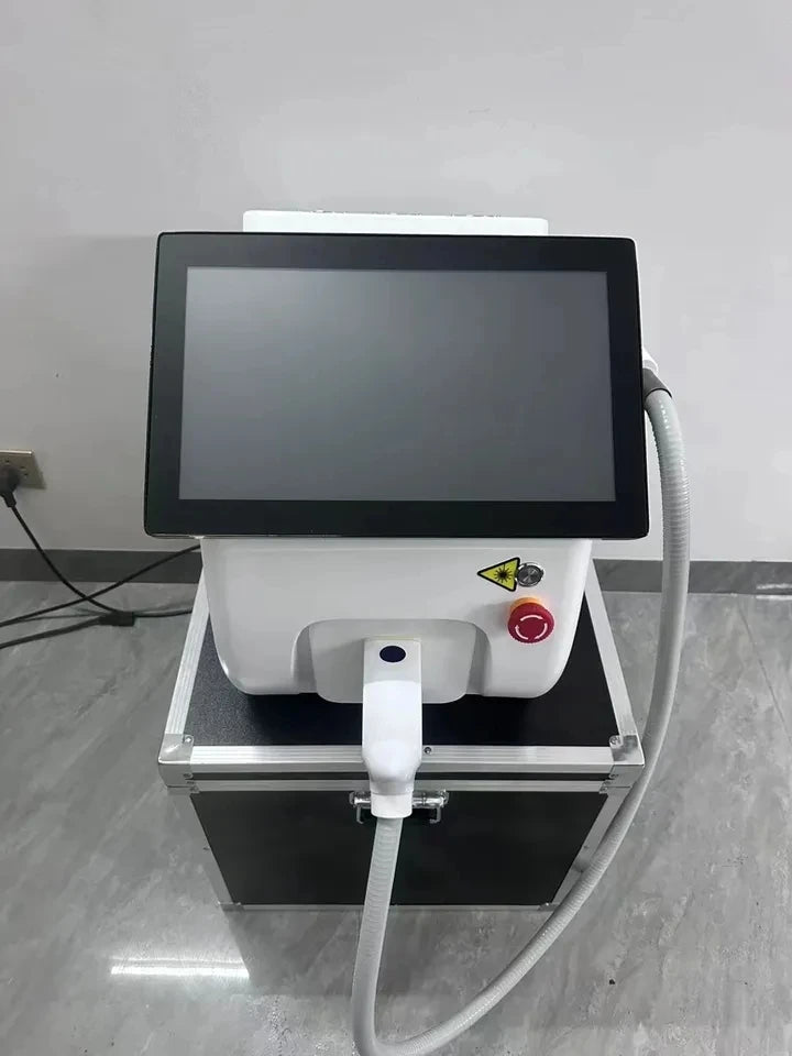 Newest 15.6 inch 2 in 1 Laser Hair Removal Diode 755 808 1064 3 Wavelength Beauty Machine 2500W Professional 1 or 2 handles