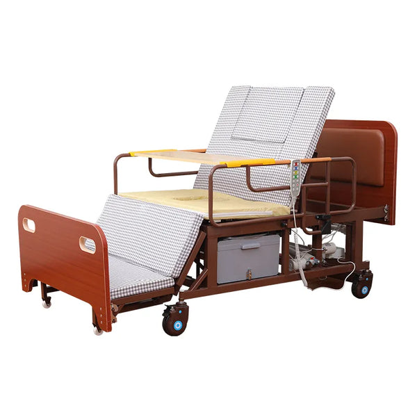 Wielofunkcyjne łóżko dla pacjenta z paraliżem Elektryczne łóżko do opieki medycznej Obrotowe łóżko szpitalne
