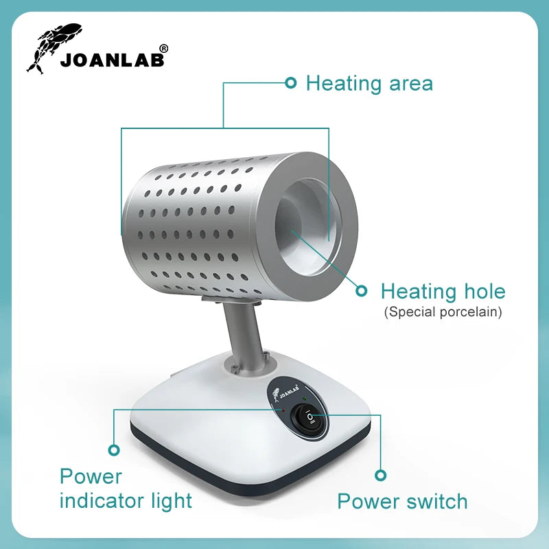 Esterilizador de asa de inoculación infrarroja JOANLAB, equipo de laboratorio, desinfección a alta temperatura, esterilización rápida de 5 a 7 segundos