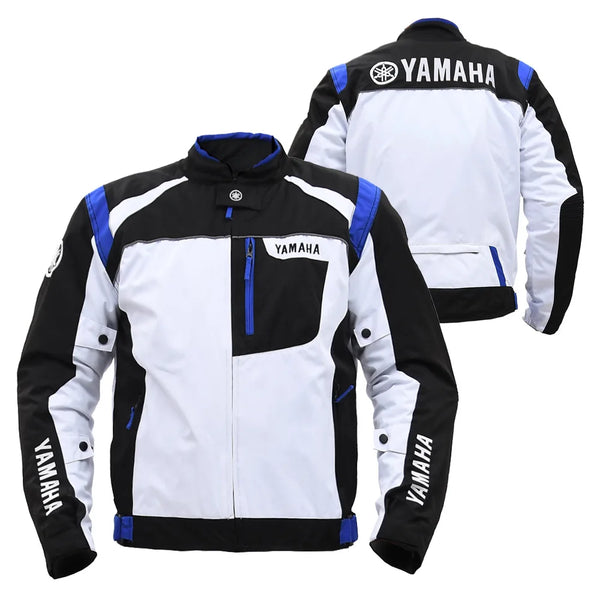 Veste de moto imperméable pour hommes et femmes, vêtements de cyclisme, de sport, coupe-vent, combinaison de course, manteau d'équitation avec Protection EVA