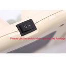 Bola pijat pemanas batu giok germanium listrik dengan ion negatif yang dapat dilipat, tikar pemanas turmalin alami FIR, bantal leher bagian belakang