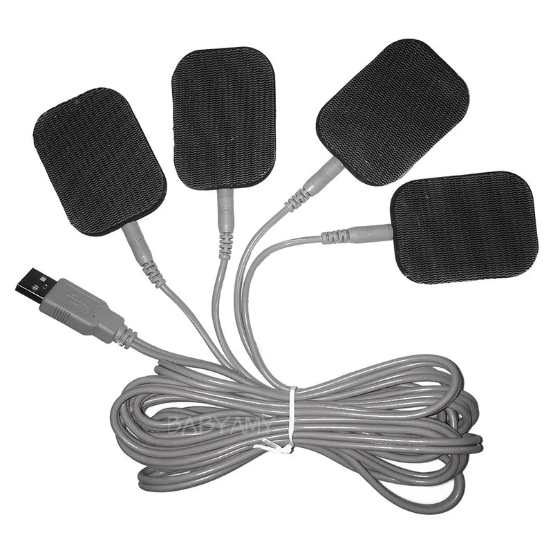 Haihua Serial QuickResult aparatos terapéuticos Accesorios Almohadillas de electrodos conductores Almohadillas de electrodos seguras de gel de silicona 6x4,5 cm