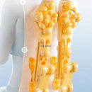 Cadeira de massagem elétrica de corpo inteiro, atualizada, pescoço, costas, cintura, almofada de massagem, calor, vibrar, amassar pernas, almofada de massagem, assento, relaxamento