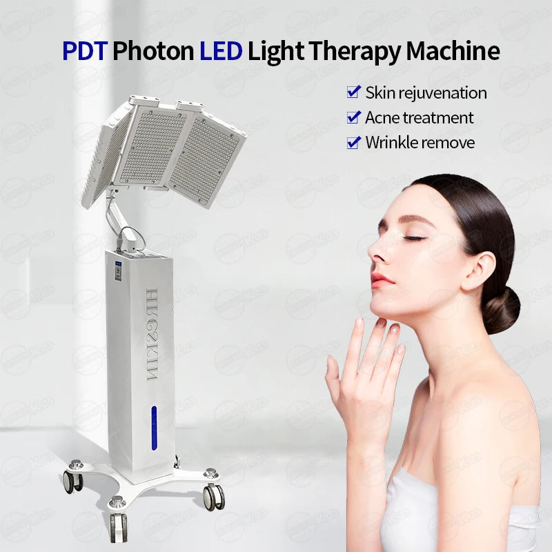 Macchina per attrezzature per idroterapia con LED PDT Macchina multifunzionale per la cura del ringiovanimento del viso di bellezza per la rigenerazione della pelle