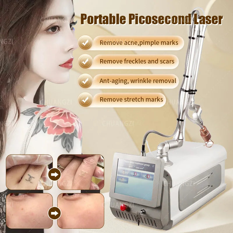 جهاز علاج علامات تمدد الجلد الصغير الاحترافي المحمول Co2 Bison جهاز 4d Fotona Fractional Laser