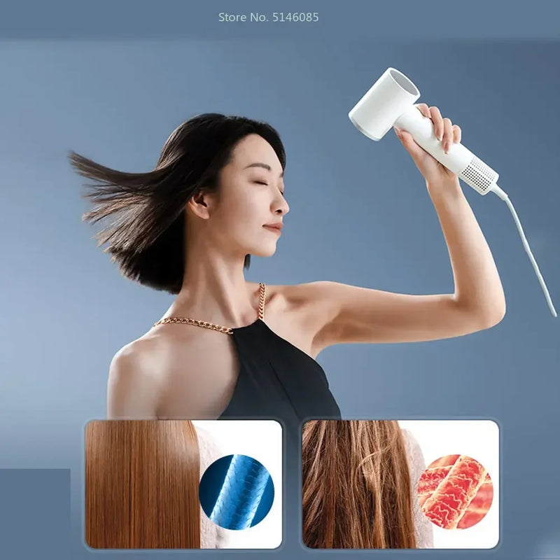 ROIDMI Miro Hair dryer Affordable High speed  65m/s Rapid Air Flow Low Noise Smart Temperature Control 20 Million Negative Ions