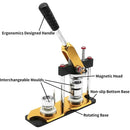 Машина для изготовления значков-кнопок - 100 шт. деталей для кнопок, набор для изготовления значков своими руками, инструменты для изготовления значков-кнопок с деталями + круговой резак + форма