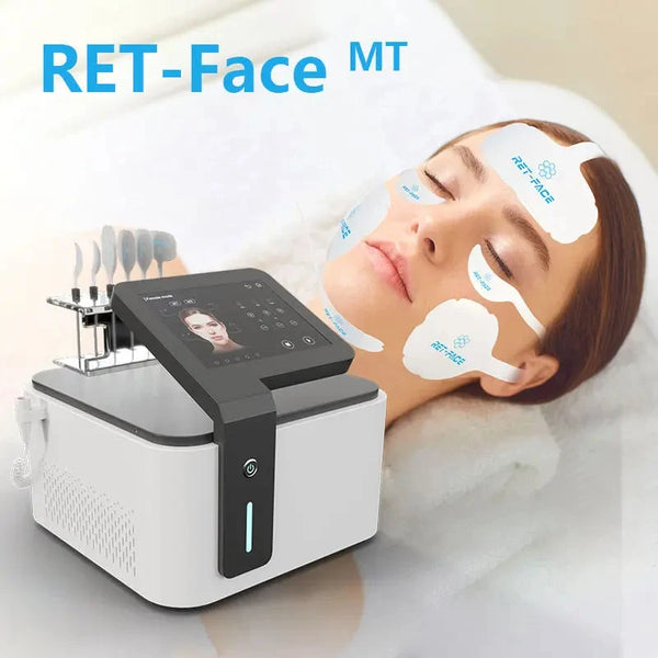 ホット販売ポータブル RET 顔のしわ除去 RF 顔電気刺激肌引き締めフェイスリフティングアンチエイジングマシン