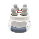 Kıdemli 4 Kafa Masaj Sopa Elektrikli Masaj Servikal Omurga Çok fonksiyonlu Tam vücut Titreşimli Masaj Çekiç Boyun Bel