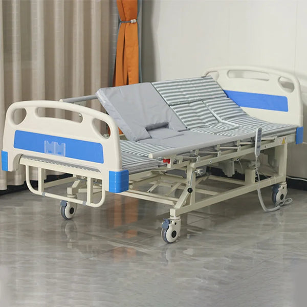 Gyári ellátás többfunkciós ápolóágy kettős felhasználású, oldalcsúszásgátló terápiás ágy ápolási otthoni kórházi ágy