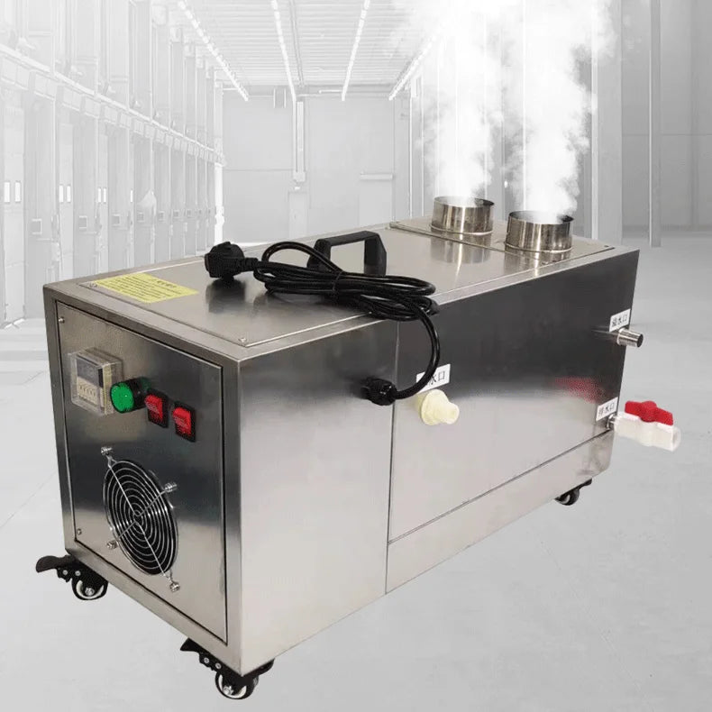 10000ML/H Ultrasonic Atomizer Industriell luftfuktare Dimmaskin Ultrasonic Mist Maker Dimmaskin för grönsaker Håll fräsch