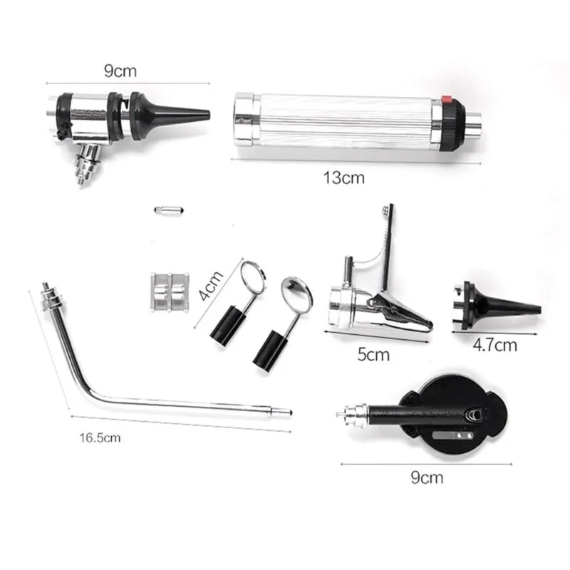 Kit di strumenti di controllo diagnostico multifunzionale Dispositivi di diagnosi medica Trattamenti strumentali Set di controllo otoscopio Salute