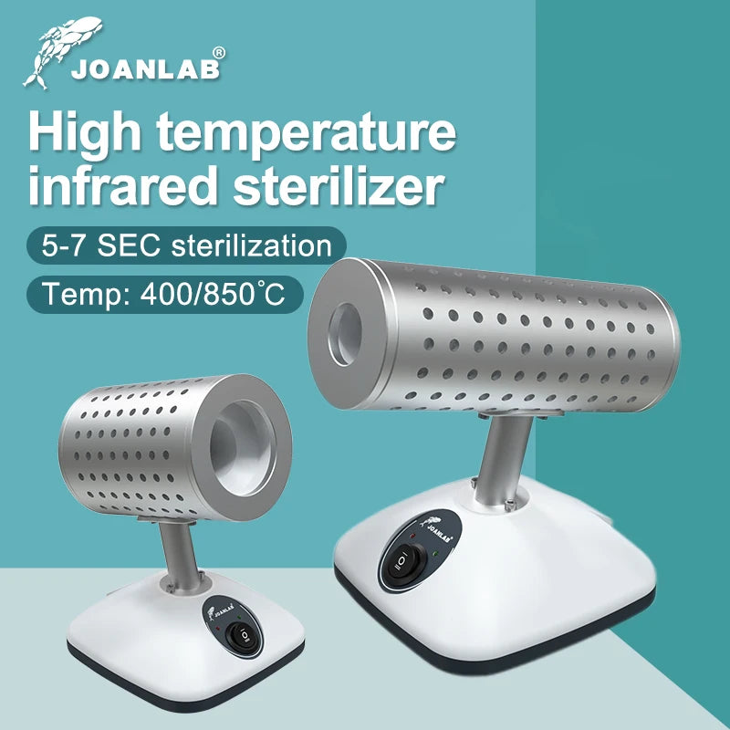 Esterilizador de asa de inoculación infrarroja JOANLAB, equipo de laboratorio, desinfección a alta temperatura, esterilización rápida de 5 a 7 segundos