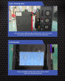 Máquina de soldadura láser portátil refrigerada por aire Máquina de soldadura láser de mano 1500w 2000w Máquina de corte por soldadura láser para metal de 3 mm