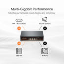Switch Ethernet PoE+ multi-Gigabit 2,5G à 4 ports avec 2 ports SFP+