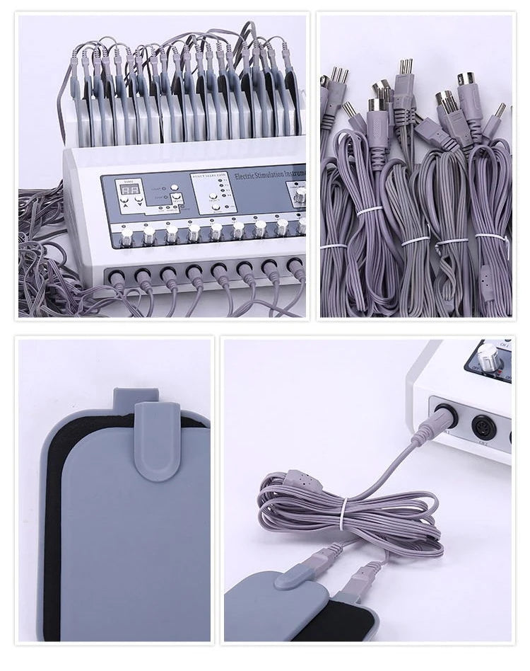 10 szt./zestaw kabli połączeniowych elektrod do urządzenia do odchudzania S872, stymulatora mięśni EMS, elektrostymulacji fal rosyjskich