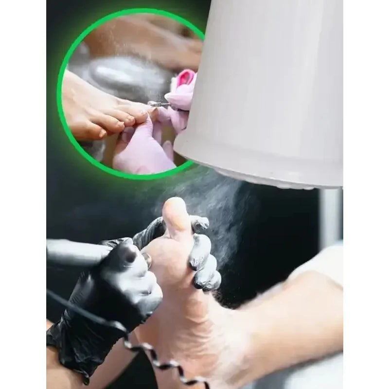 ShineNail Professzionális Nail Art porgyűjtő csendes szívással, csúcsminőségű 4BLANC német ventilátor, erős felső szívás manikűrhöz