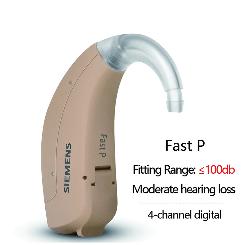 Siemens Signia Original 4/6/8 Channels Digital BTE Hearing Aids FAST P FUN P FUN SP RUN P RUN SP for Deafness Sound Amplifier