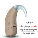 Siemens signia original 4/6/8 canais digitais bte aparelhos auditivos rápido p fun p fun sp run p run sp para surdez amplificador de som
