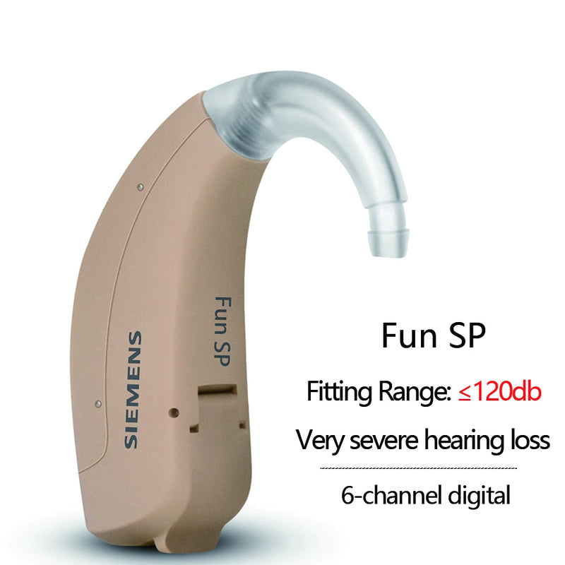 Siemens Signia Asli 4/6/8 Saluran Digital BTE Alat Bantu Dengar Cepat P FUN P FUN SP RUN P RUN SP untuk Penguat Suara Tuli