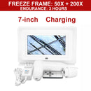 Skin Analyzer 7 tum 50X/200X Magnifying Sceptre Analyzer 500W HD Skin Scanner Hårfollikelolja Fuktpigmenttestare Hårbotten