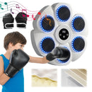 Máquina de boxe musical inteligente Bluetooth, máquina de boxe de parede musical, alvo de parede, saco de areia pendurado, treinamento de reação, saco de pancadas