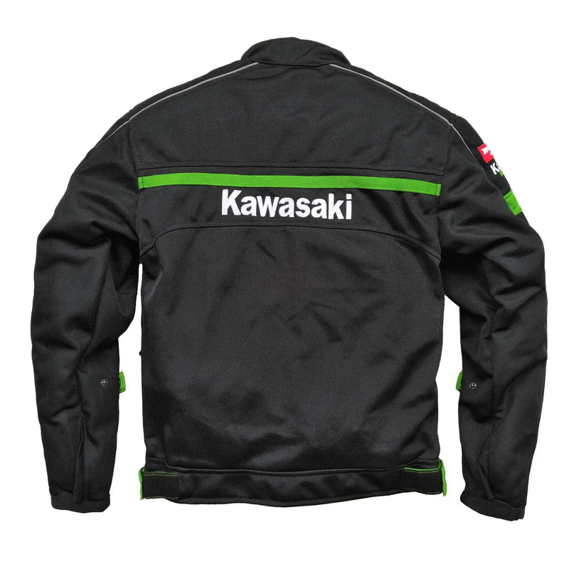 Rebbiegħa Ħarifa Sajf Kawasaki Off-Road Muturi Racing Jersey Ħwejjeġ Kontra l-Waqgħa Aċċessorji Muturi Ġakketta miksija