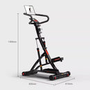 HARISON HR-309eco Stepper w/Handlebar, Extended Step Range Machine for Climbing Exercise, Compact, Height-Adjustable, Low-Impact & Optional App