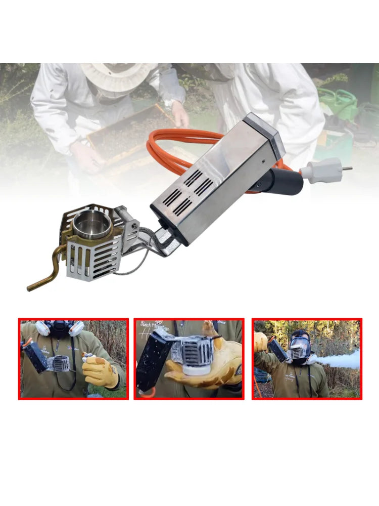 Sublimation Oxalsure-Sublimator Bienenzucht Varroa-Milbe 110 V und 220 V Handheld Oxalsure-Verdampfer Sublimator Oxalique Sure - Alisa 15 Sublimation Oxalsure-Sublimator Bienenzucht Varroa-Milbe 110 V und 220 V Handheld Oxalsure-Verdampfer Sublimator Oxalique Sure - Alisa 15