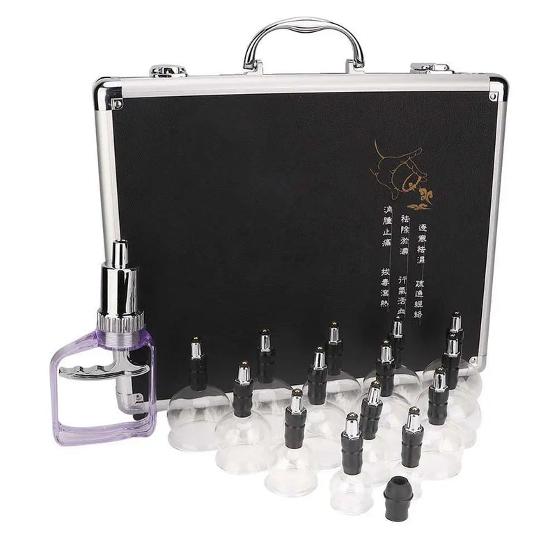 Ventouses Pot Acupuncture Ensemble De Ventouses Sous Vide Masseur Pots Médicaux Verre Thérapie Sous Vide Ensemble De Ventouses Boîtes Appareil De Massage 14 Pièces