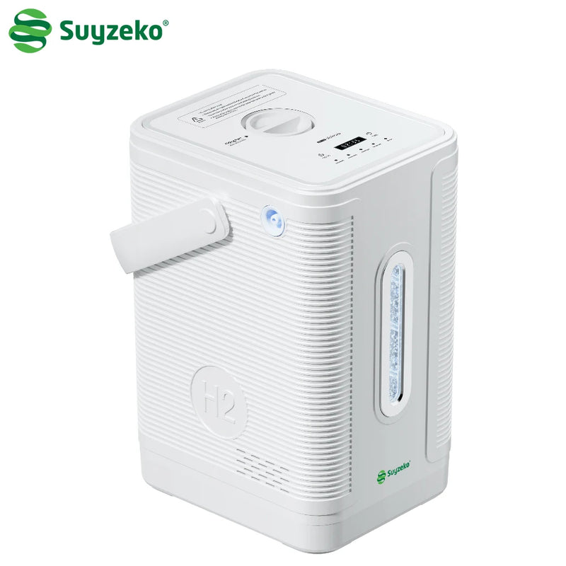 Suyzeko 300ML 450ML Generator Oksigen &amp; Hidrogen Mesin Inhalasi Hidrogen 99.99% Generator Air Hidrogen Ionizer Perawatan Rumah 2024