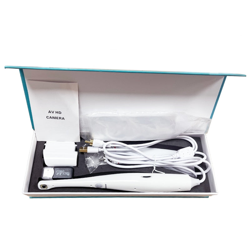 Câmera intraoral tv câmera dental equipamento dentista intraoral com alta resolução com 8 led
