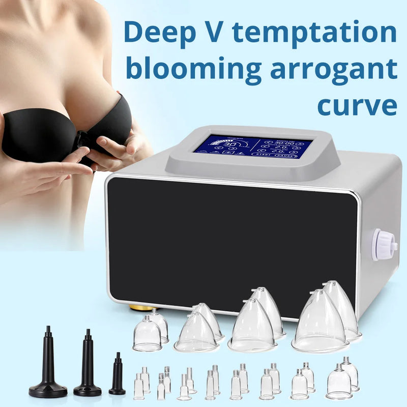 Vacuum Therapy Machine Breast Enlargement Butt Lift Tighten Lymph Detox Face Lifting Body Shaping Massage Equipment