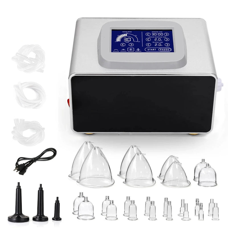 Vacuum Therapy Machine Breast Enlargement Butt Lift Tighten Lymph Detox Face Lifting Body Shaping Massage Equipment