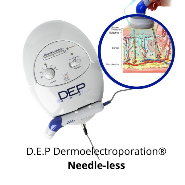 DEP Needle-Free System DermoElectroPoration System V-Lift Deep Infusion